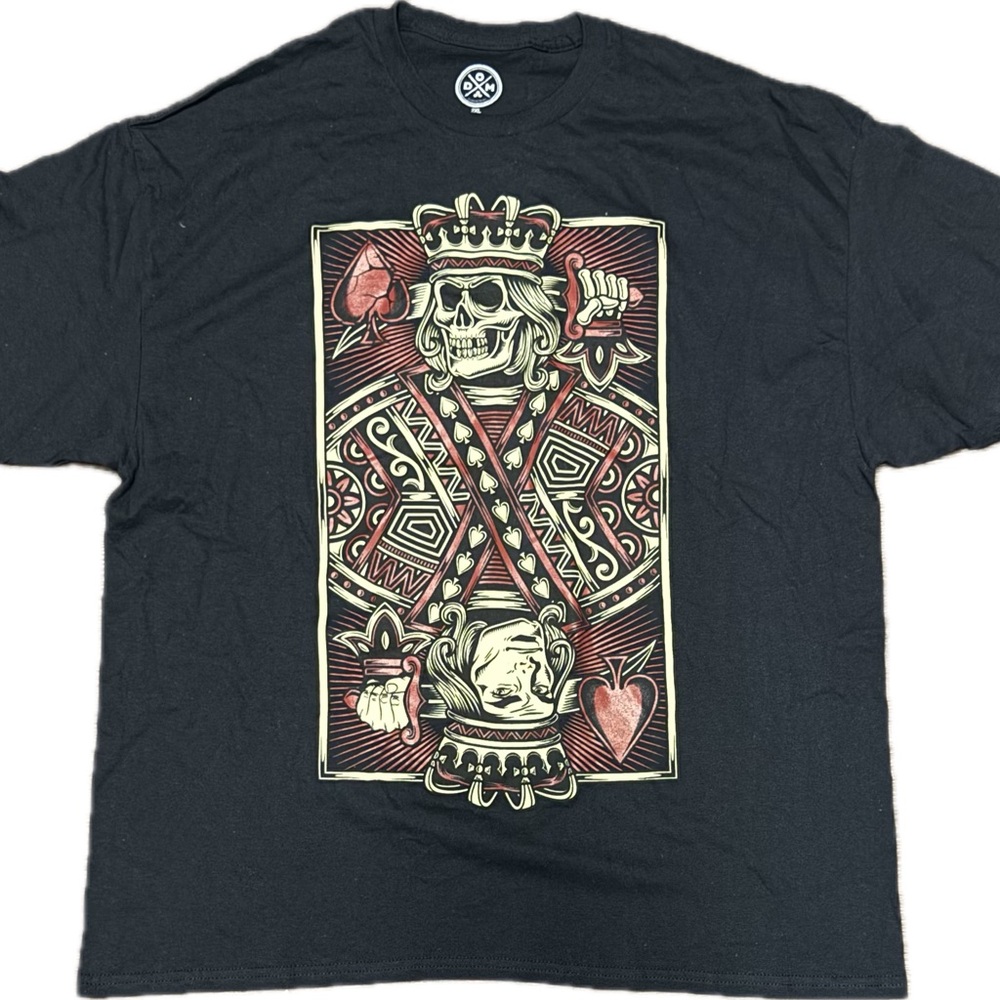 King of Spades Graphic Tee | Double Vision | Sz XXL